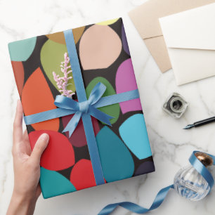 Colourful Abstract Circles Wrapping Paper