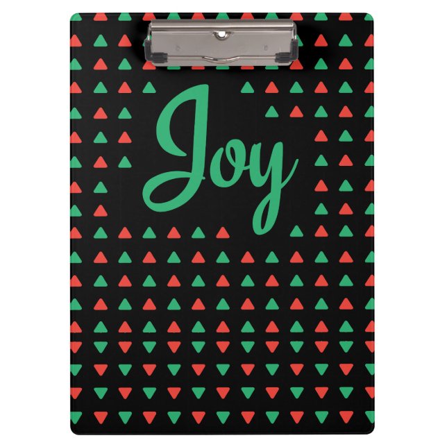 Colourful Abstract Clipboard (Front)