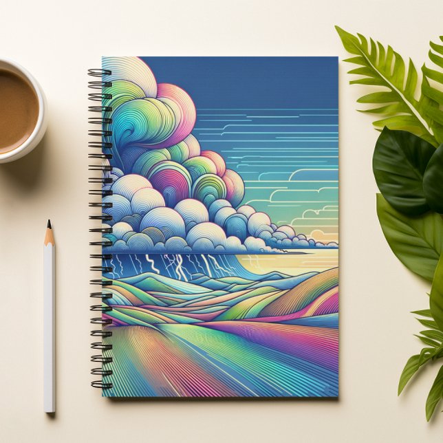 Colourful Abstract Cloud Landscape Notebook (Creator Uploaded)