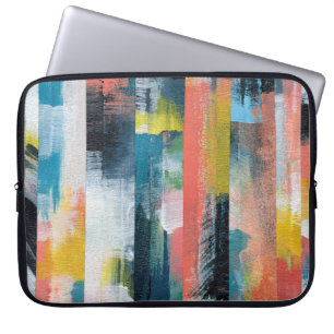 Colourful abstract collage.  laptop sleeve