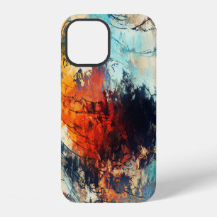 Colourful Abstract Contemporary Artwork iPhone 12 Case