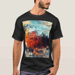 Colourful Abstract Contemporary Artwork T-Shirt