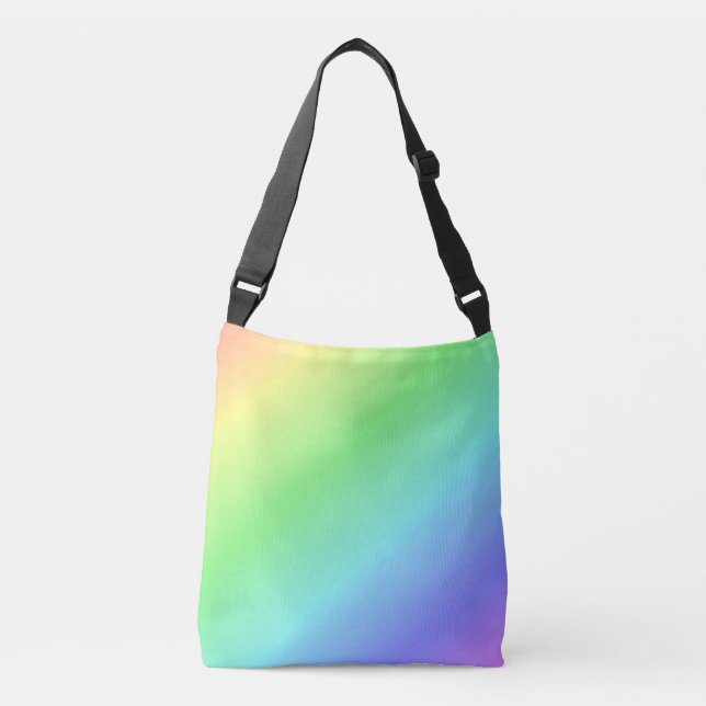 Colourful Abstract Crossbody Bag (Front)