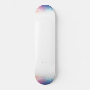 Colourful abstract cubes skateboard