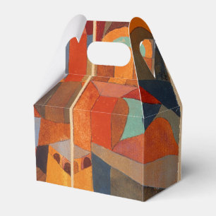 Colourful Abstract Cubism Klee Temple Gardens Favour Box