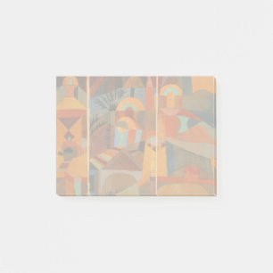 Colourful Abstract Cubism Klee Temple Gardens Post-it Notes