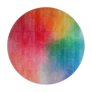 Colourful Abstract Custom Blank Template Elegant Cutting Board