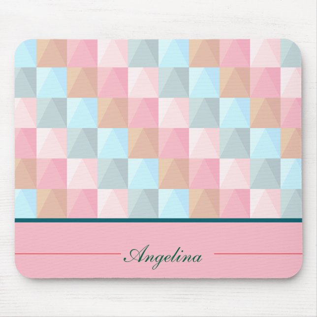 Colourful Abstract Customisable Mouse Pad (Front)