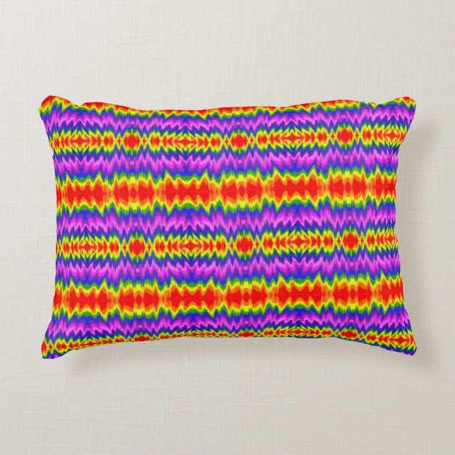 colourful abstract decorative cushion (Front)
