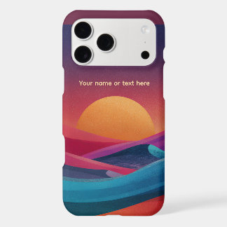 Colourful Abstract Desert Sunset Personalised