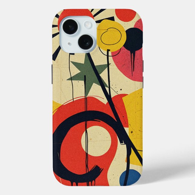 Colourful Abstract Design Case-Mate iPhone Case (Back)