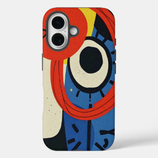 Colourful Abstract Design iPhone 16 Case