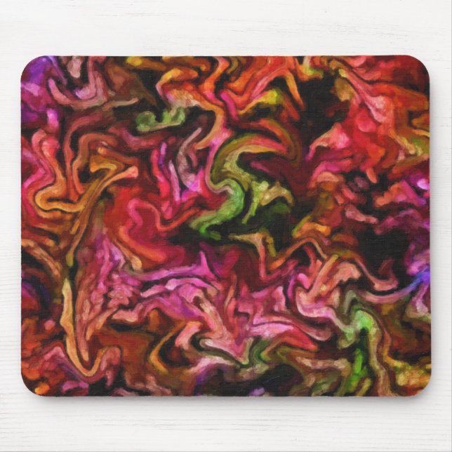 Colourful Abstract Design Mouse Mat (Front)