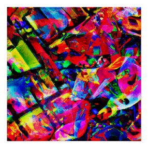 Colourful Abstract Design Poster