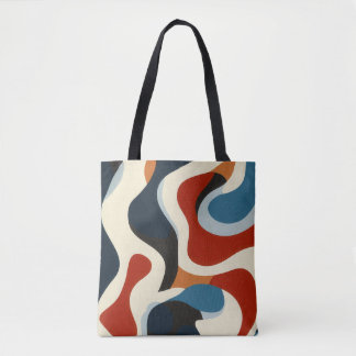 Colourful Abstract Design Tote Bag