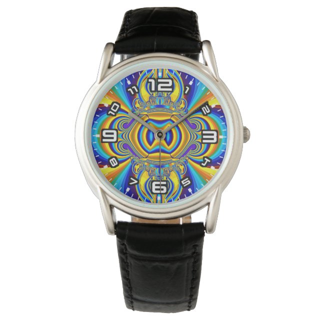 Colourful Abstract Design Watch (Front)
