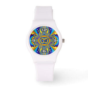 Colourful Abstract Design Watch