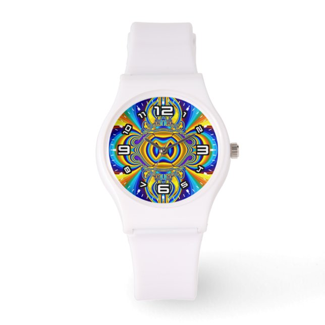 Colourful Abstract Design Watch (Front)