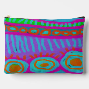 Colourful Abstract Digital Art Print Cut Sew Bag