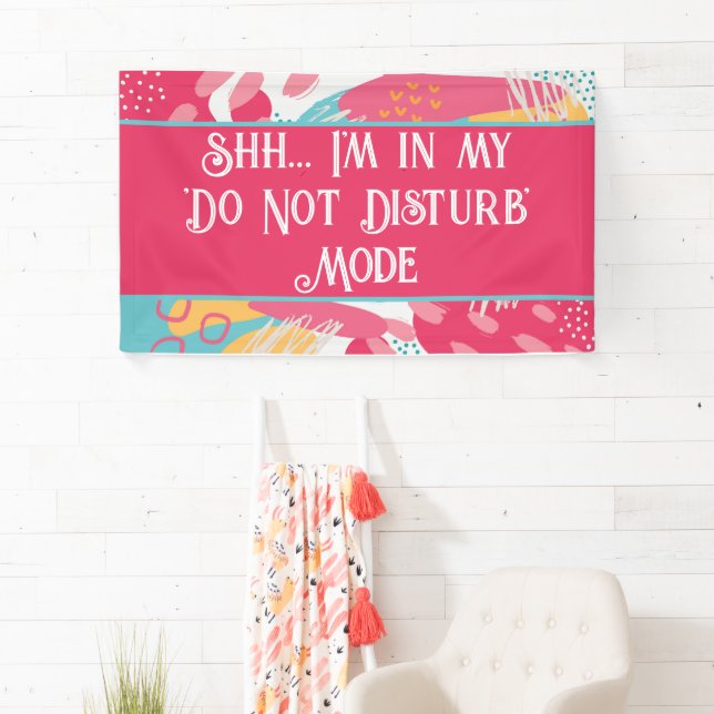 Colourful Abstract - Do Not Disturb Mode Banner (Insitu)