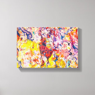 Colourful Abstract Expressionism Painting Canvas P