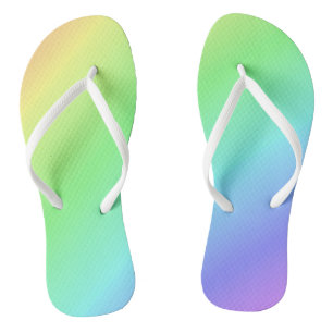 Colourful Abstract Flip Flops
