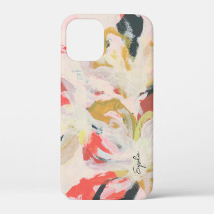 Colourful Abstract Floral Art Your Name Case-Mate iPhone Case