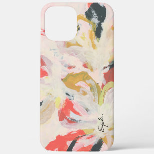 Colourful Abstract Floral Art Your Name Case-Mate iPhone Case