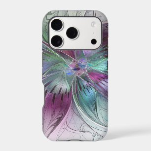 Colourful Abstract Flower Modern Floral Fractal Ar