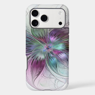Colourful Abstract Flower Modern Floral Fractal Ar