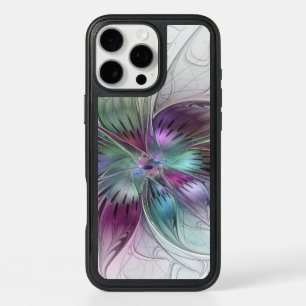 Colourful Abstract Flower Modern Floral Fractal Ar
