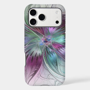 Colourful Abstract Flower Modern Floral Fractal Ar