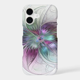 Colourful Abstract Flower Modern Floral Fractal Ar