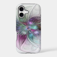 Colourful Abstract Flower Modern Floral Fractal Ar