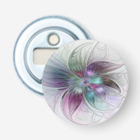 Colourful Abstract Flower Modern Floral Fractal Ar