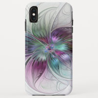 Colourful Abstract Flower Modern Floral Fractal Ar