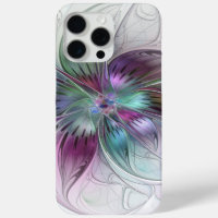 Colourful Abstract Flower Modern Floral Fractal Ar