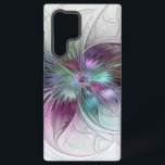 Colourful Abstract Flower Modern Floral Fractal Ar Samsung Galaxy Case<br><div class="desc">A colourful blossom,  unusual and elegant. 
Design for your Samsung Galaxy S22 Ultra case and more.</div>