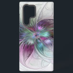 Colourful Abstract Flower Modern Floral Fractal Ar Samsung Galaxy Case<br><div class="desc">A colourful blossom,  unusual and elegant. 
Design for your Samsung Galaxy S22 Ultra case and more.</div>