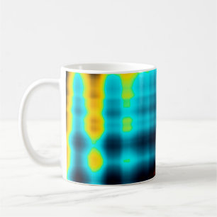 Colourful abstract geometric background with patte coffee mug