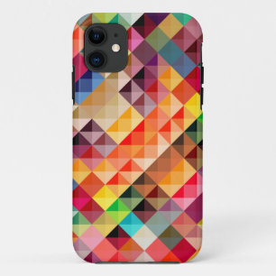 Colourful Abstract Geometric iPhone 11 Case