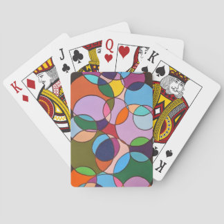 Colourful Abstract Geometric Playing Cards