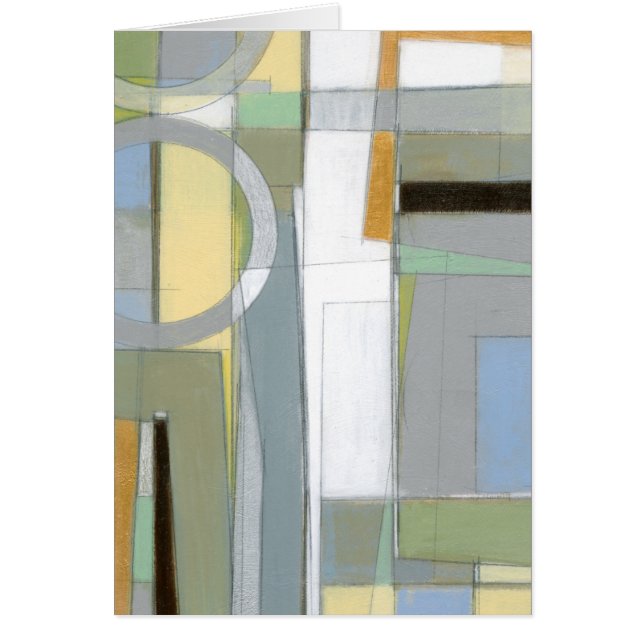 Colourful Abstract Geometric Shapes (Front)