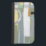 Colourful Abstract Geometric Shapes Samsung S4 Wallet Case<br><div class="desc">A Norman Wyatt original,  this print shows colourful abstract geometric shapes overlapping each other. A very avant garde piece,  it explodes in colour and activity. If you love expressionist art then this is the print for you!</div>