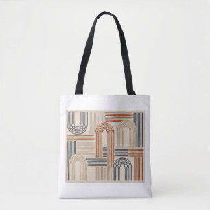 Colourful Abstract Geometric Tote Bag