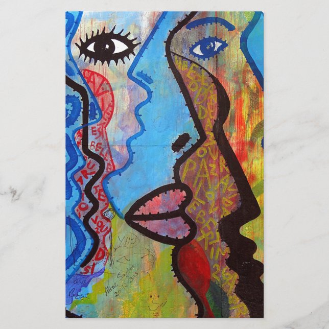 Colourful Abstract Graffiti (Front)