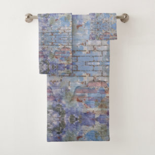 Colourful Abstract Graffiti Wall Street Art Bath Towel Set