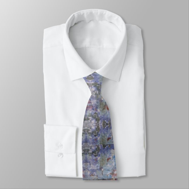 Colourful Abstract Graffiti Wall Street Art Tie (Tied)