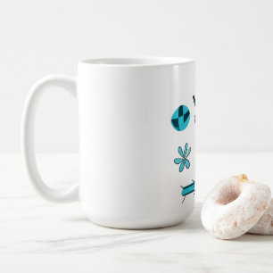  Colourful Abstract Icons Featuring Everyday Items Coffee Mug