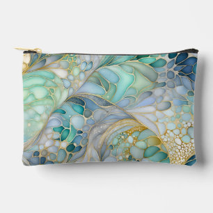 Colourful Abstract Ink Art Accessory Bag